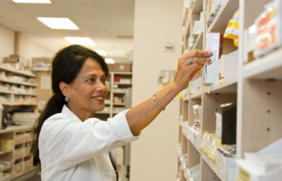 Female pharmacist